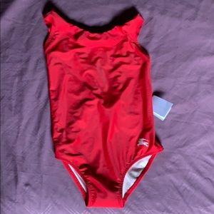 Burberry girls’ swimming suit /Red